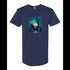 BELLA CANVAS MEN'S LONG BODY URBAN TEE 3006 Bear Silhouette in Forest